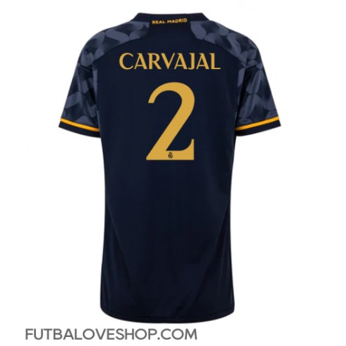 Dres Real Madrid Daniel Carvajal #2 Preč pre Ženy 2023-24 Krátky Rukáv